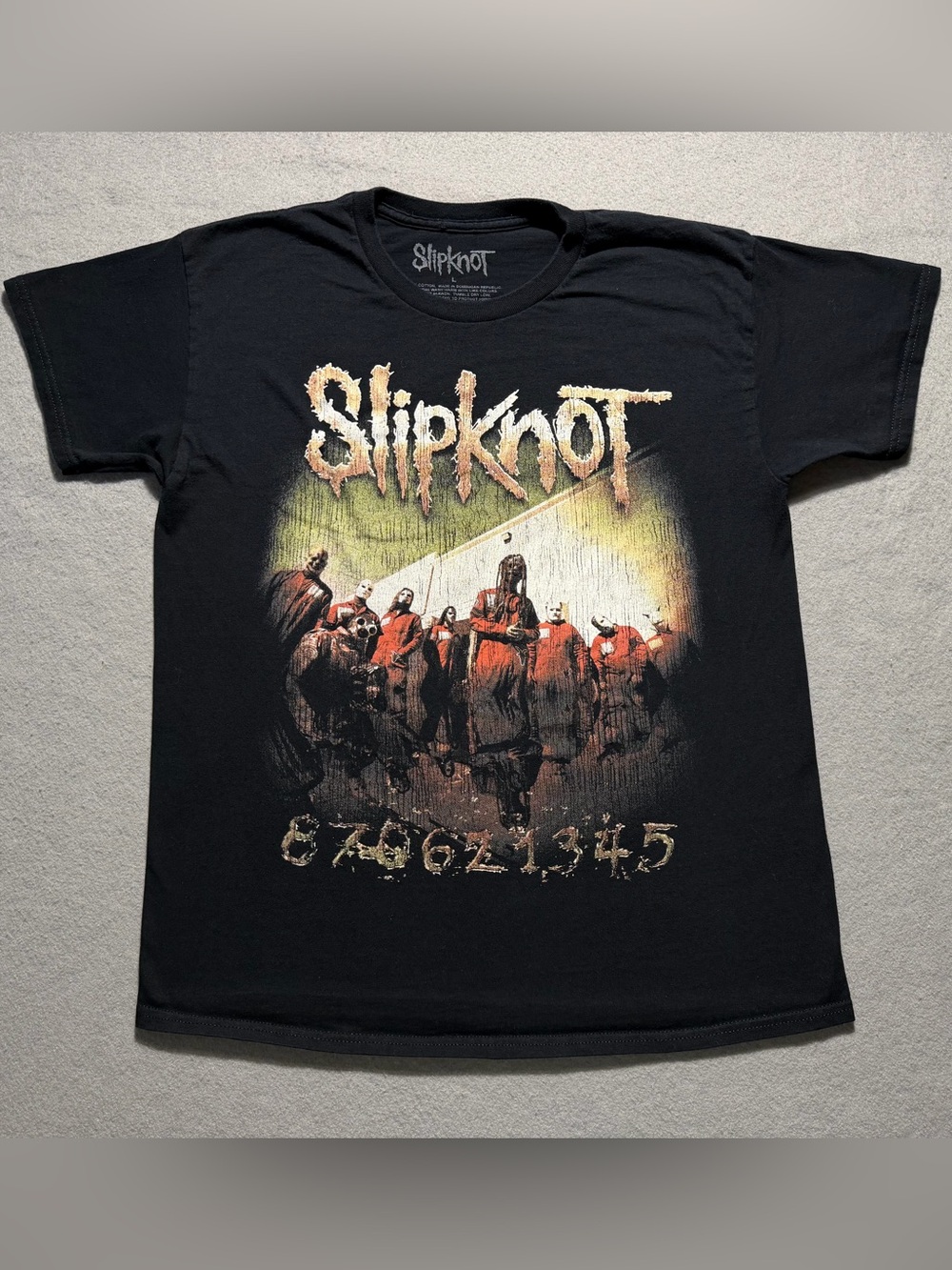 Slipknot Here Comes The Pain Tour 2024 T Shirt Mens Large Black Band Concert Tee